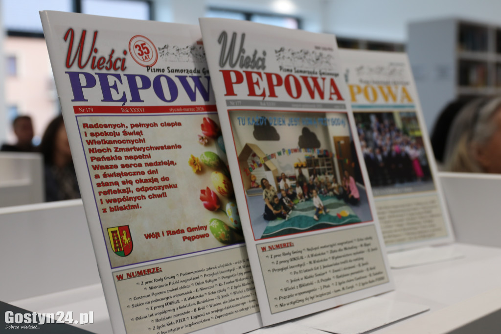 35-lecie Wieści Pępowa w biboiotece