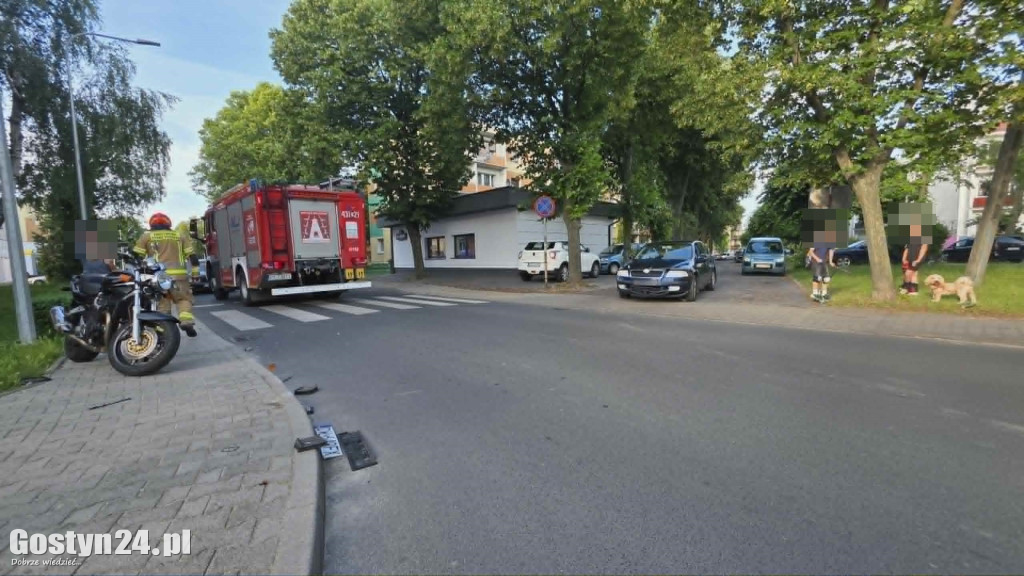 Wypadek na os. Tysiąclecia w Gostyniu