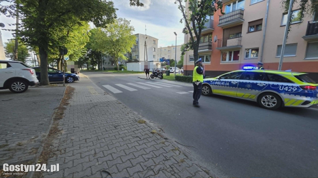 Wypadek na os. Tysiąclecia w Gostyniu