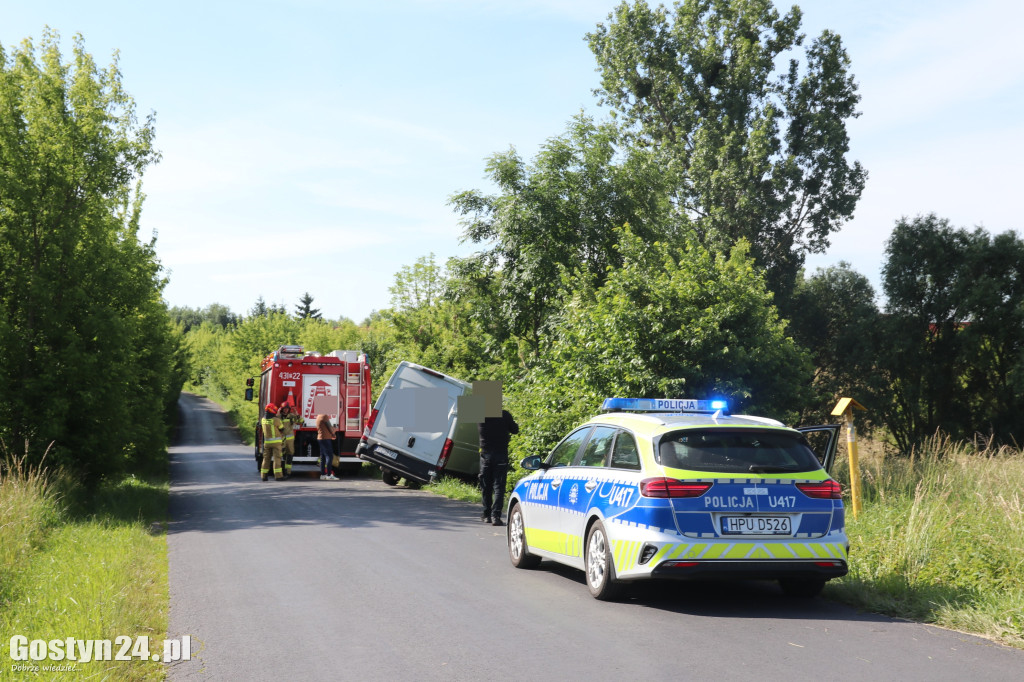 Zdarzenie drogowe na trasie Krajewice-Domachowo
