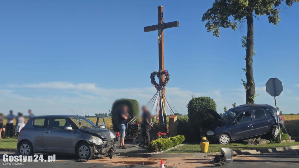 Wypadek na skrzyżowaniu w Bułakowie