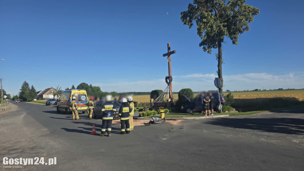 Wypadek na skrzyżowaniu w Bułakowie