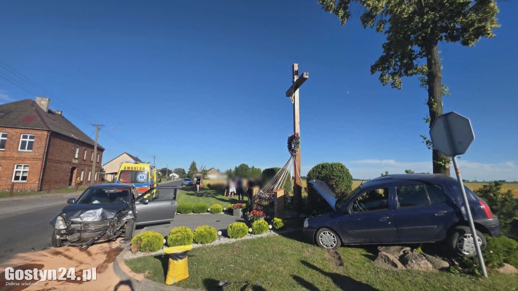 Wypadek na skrzyżowaniu w Bułakowie