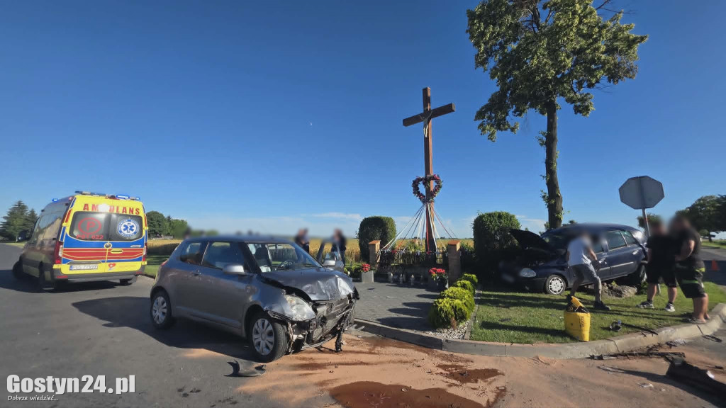 Wypadek na skrzyżowaniu w Bułakowie