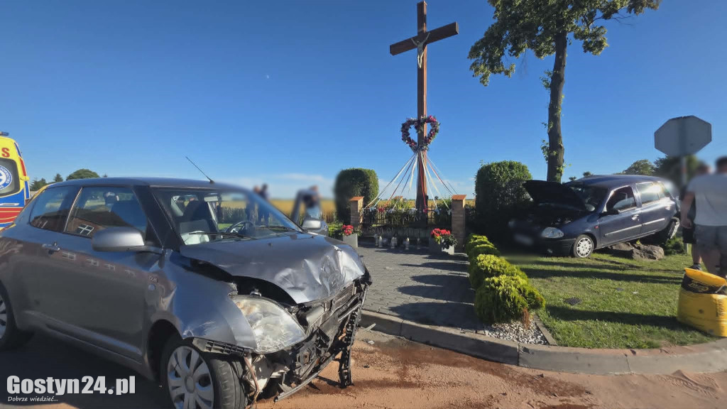 Wypadek na skrzyżowaniu w Bułakowie
