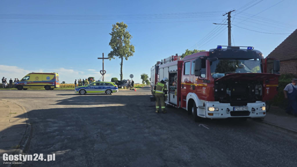 Wypadek na skrzyżowaniu w Bułakowie