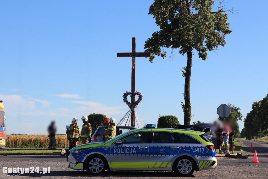 Wypadek na skrzyżowaniu w Bułakowie