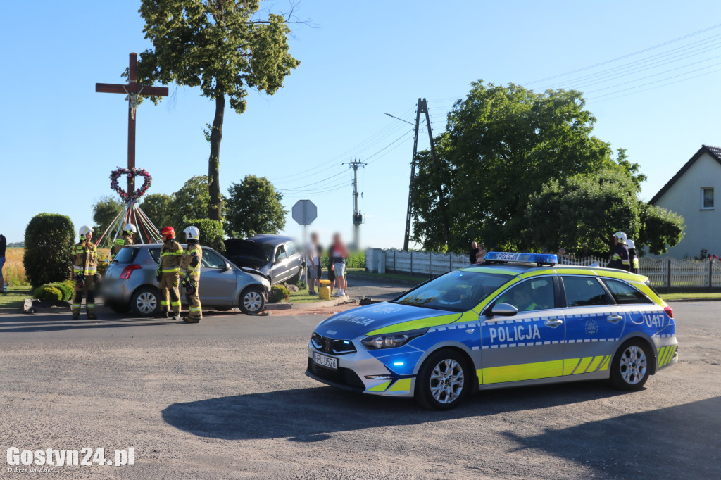 Wypadek na skrzyżowaniu w Bułakowie