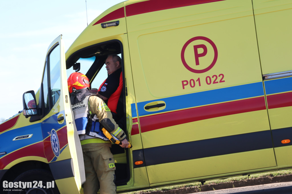 Wypadek na skrzyżowaniu w Bułakowie
