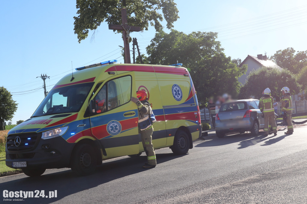 Wypadek na skrzyżowaniu w Bułakowie