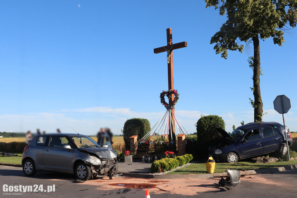 Wypadek na skrzyżowaniu w Bułakowie
