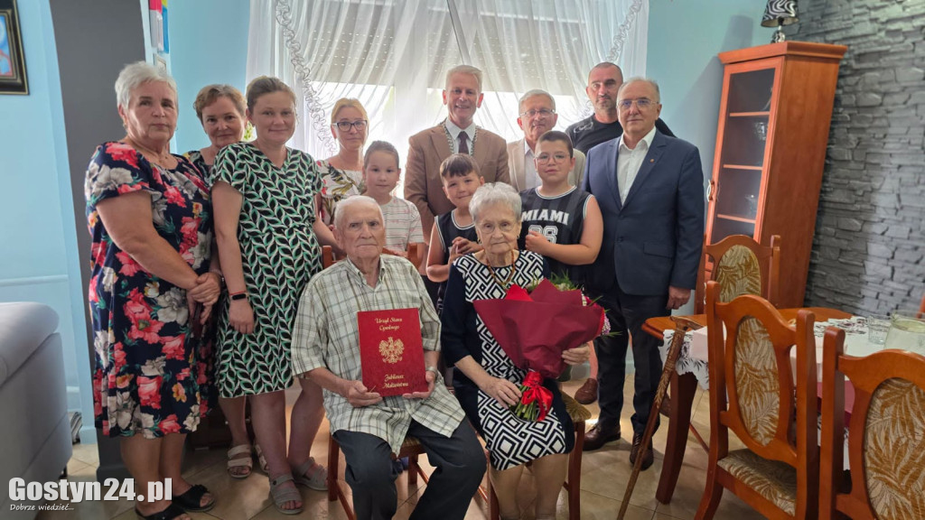 Państwo Zofia i Jan Szafrankowie z gminy Pępowo świętowali 70. rocznicę ślubu