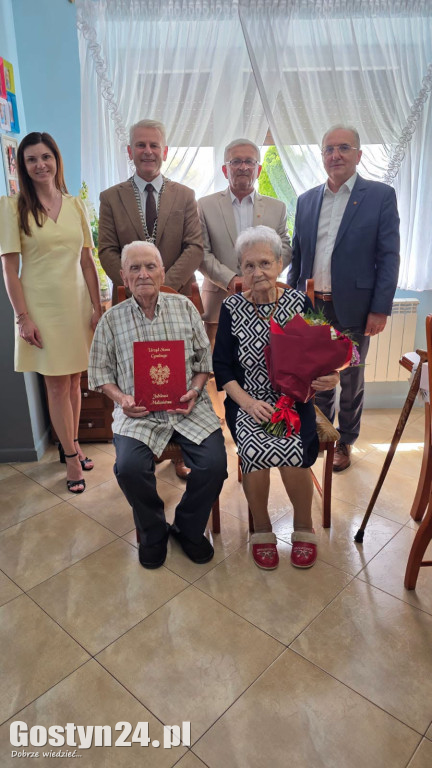 Państwo Zofia i Jan Szafrankowie z gminy Pępowo świętowali 70. rocznicę ślubu