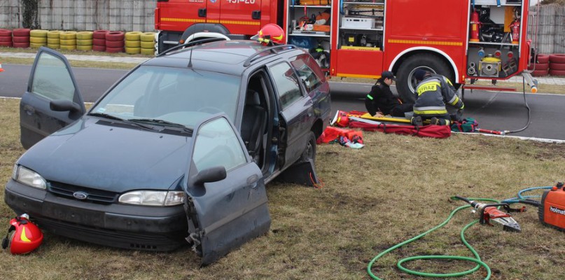 Wypadek na torze kartingowym
