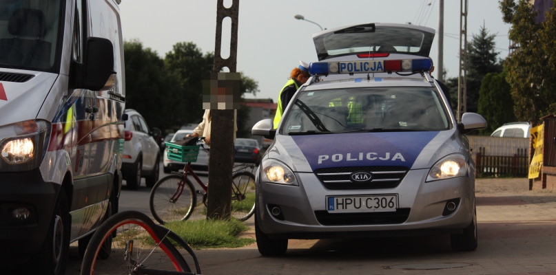 Policyjny radiowóz potrącił 14-letniego rowerzystę na pasach