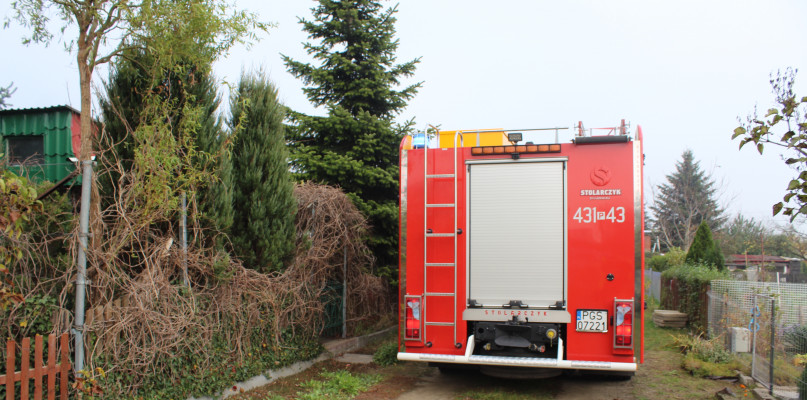 Sądzili, że pali się domek na działkach. Na miejscu okazało się zupełnie coś inneg