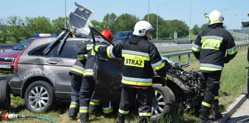 Foto:mł. bryg. Krzysztof Skrzypczak, oficer prasowy PSP Rawicz