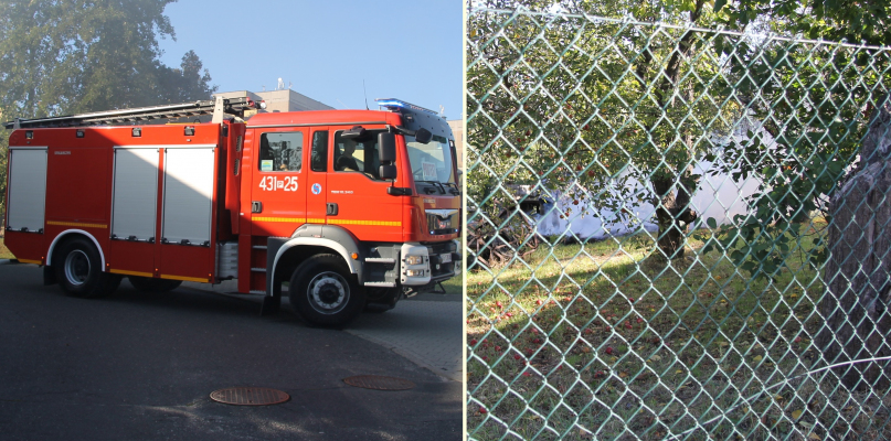 Gęsty dym nad garażami wystraszył mieszkańców. To nie był pożar...