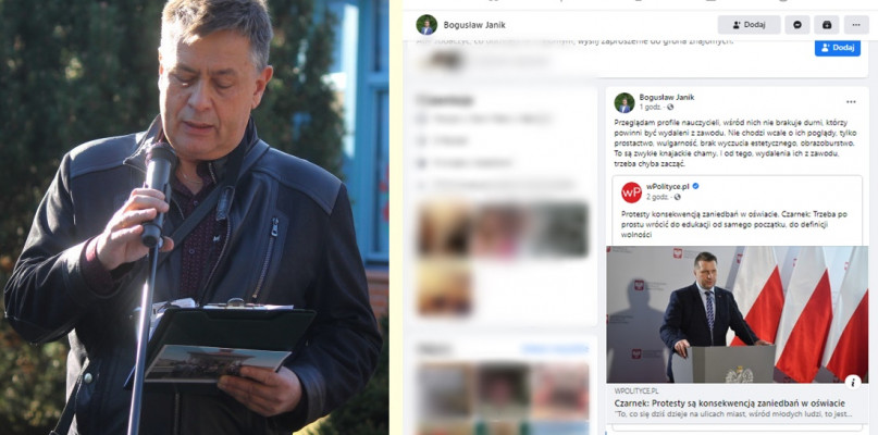 Foto: MiS , screen Facebook Bogusław Janik