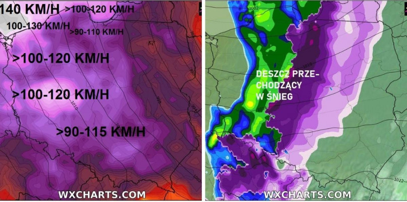 Uwaga! Nad powiat gostyński nadciąga orkan "Nadia"  Może wyrządzić wiele szkód