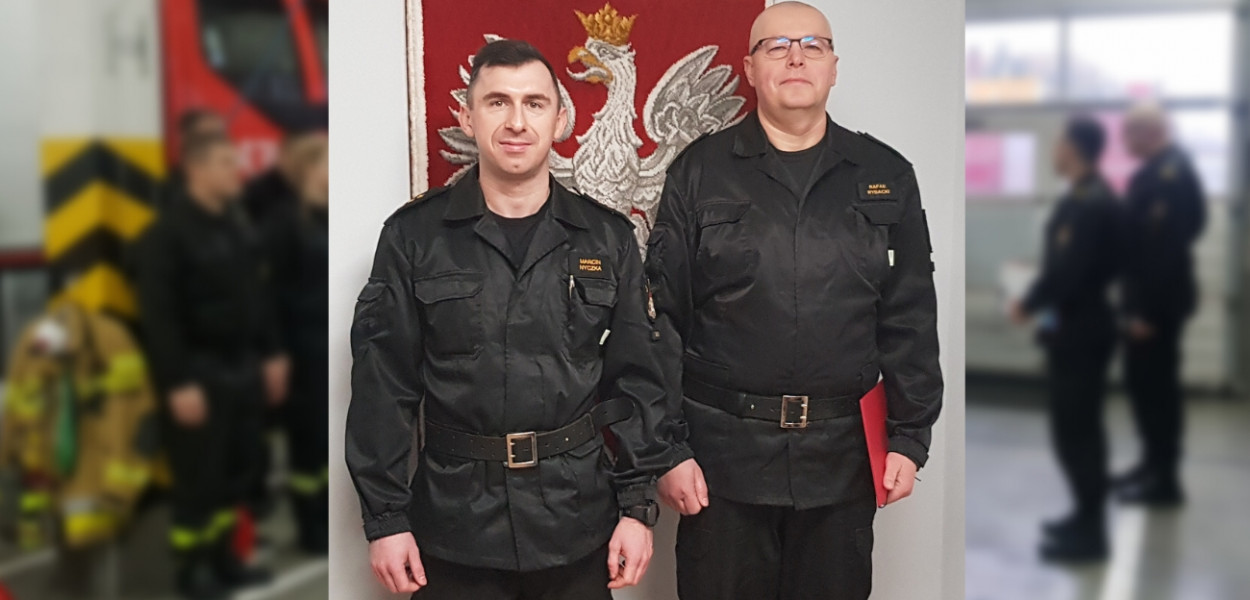 Foto: kpt. Łukasz Hajduk, PSP Gostyń/fotomontaż Gostyn24