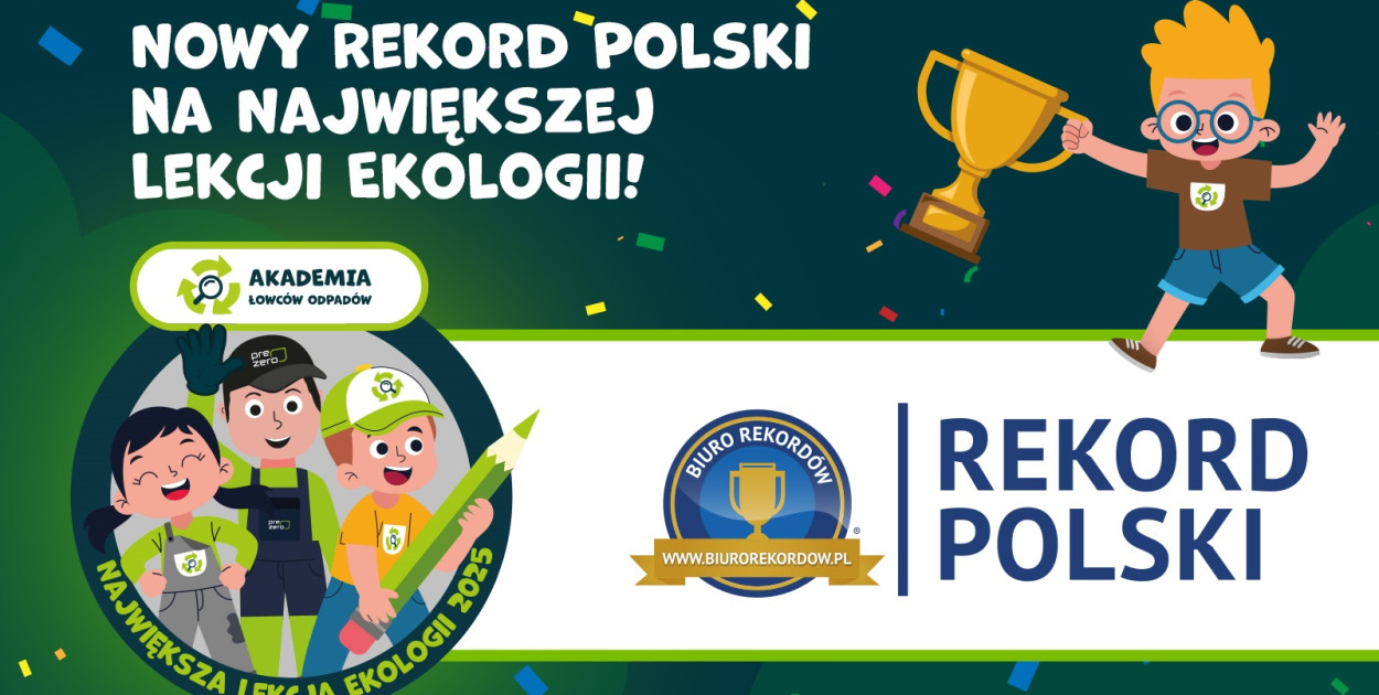 Nowy rekord Polski ustanowiony. Największa Lekcja Ekologii - nauka i zabawa z misj