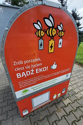 Pojemnik na duże elektro śmieci w Gostyniu-10479