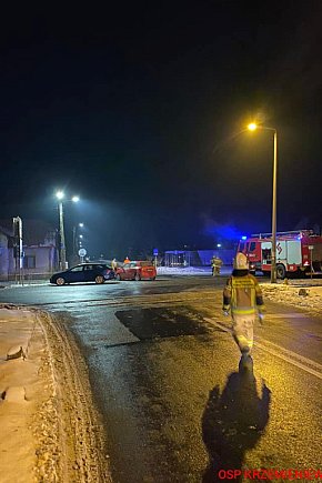 Wypadek na skrzyżowaniu w Krzemieniewie-10806