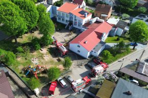 Ćwiczenia strażaków JRG i OSP w CKiB w Piaskach-11407
