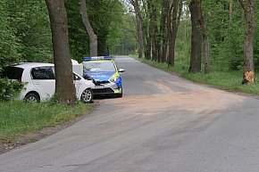 Wypadek na trasie Borek Wlkp. - Pogorzela-11506