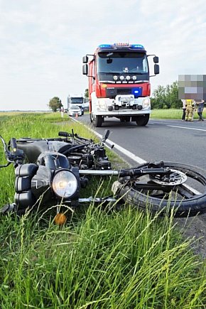 Wypadek na DW 434 Ziółkowo-Stara Krobia-13243