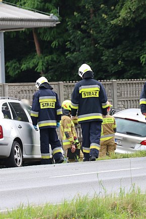 Wypadek na drodze krajowej nr 12 w Piaskach-13276