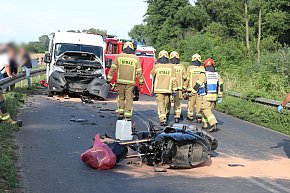 Dramatyczny wypadek an trasie Karzec-Pudliszki-13317