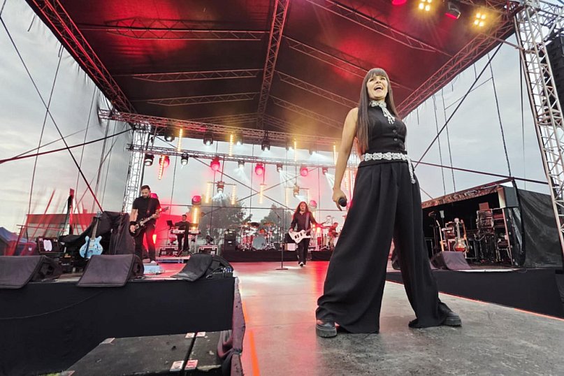 Koncert zespołu ŁZY w Poniecu