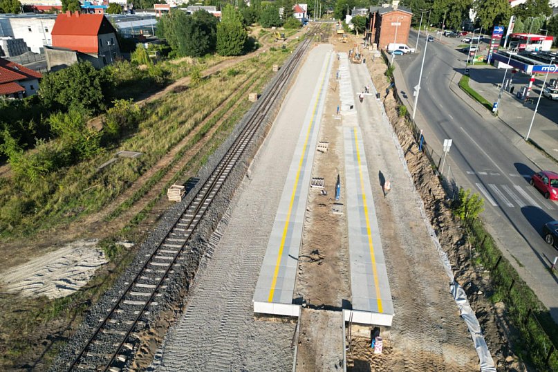 Trwa modernizacja linii kolejowej Gostyń-Kąkolewo