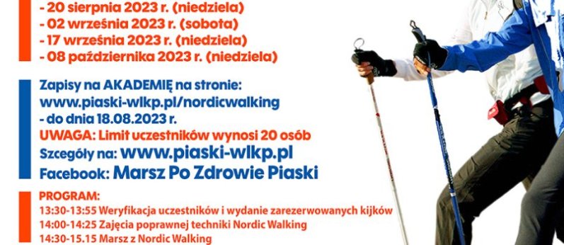 Akademia Nordic Walking w Piaskach
