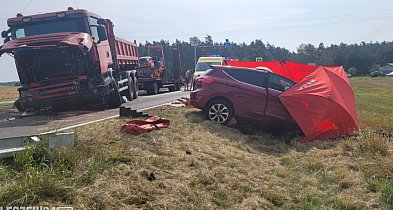 Tragedia na drodze wojewódzkiej. Kierowca zginął na miejscu-71643