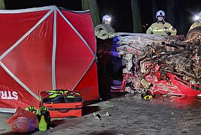 Tragedia przed świętami. Młody kierowca uderzył w drzewo. Nie żyje...-75268