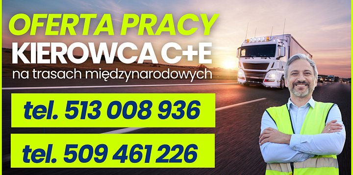 Zatrudnimy kierowcę kat. C+E na trasy międzynarodowe-76888