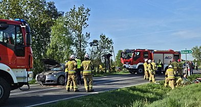 Wypadek na ruchliwej trasie. Po rannego 14-latka przyleciał LPR-78892