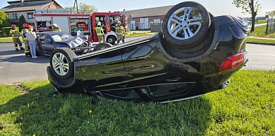 Dachowanie na obwodnicy... Chwila nieuwagi, a finał mógł być tragiczny-78932