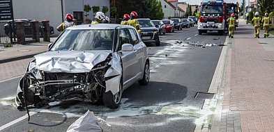 Chwila nieuwagi i kobieta w szpitalu! Audi kontra suzuki na Poznańskiej-79070