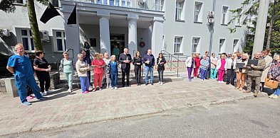 Dyrekcja szpitala rozważa zatrudnienie ochrony... Dziś był dzień żałoby i protestu-79078