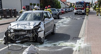 Chwila nieuwagi i kobieta w szpitalu! Audi kontra suzuki na Poznańskiej-79070