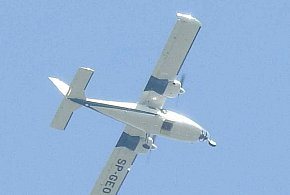 Krążył nad Gostyniem i sąsiednimi powiatami. Zrobił tysiące zdjęć i odleciał-79315
