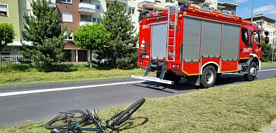 To nie był przejazd dla rowerów, ale zaryzykował. Trafił do szpitala-80250