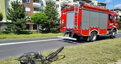 To nie był przejazd dla rowerów, ale zaryzykował. Trafił do szpitala-80250