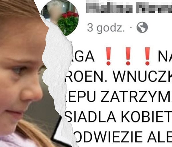Ktoś próbował porwać dziecko? Facebook aż huczy! Gostyńska policja informuje...-80276