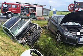 Zignorował znak STOP i wjechał wprost pod nadjeżdżające auto. Ranna 19-latka-80540
