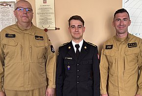 Z dyplomem w ręku prosto do służby. Nowa twarz w gostyńskiej straży ...-80700